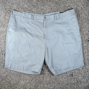 Polo Ralph Lauren Chino Shorts Mens 52B (BIG) Classic Fit Baby Blue Preppy Golf
